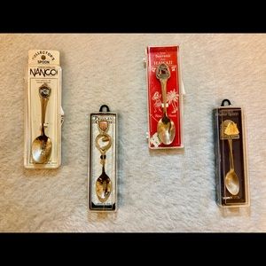 Vintage Souvenir Spoon - Collectible Teaspoon (set of 3) Made in the USA